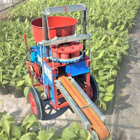 蔬菜营养土制钵机 自动营养土压块机 汽油压钵机批发