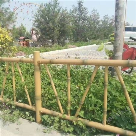 奥焱 1.5米不锈钢仿竹护栏 仿真仿竹子栏杆特色小镇专用
