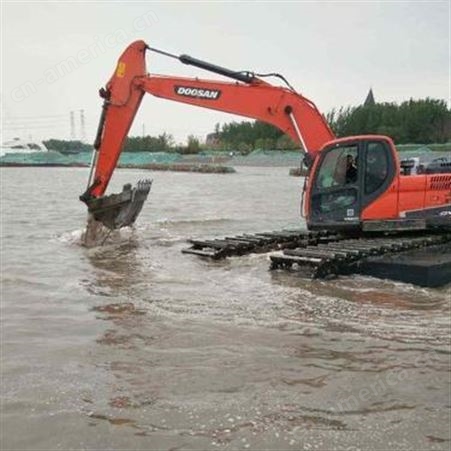挖掘租赁 水上挖掘机出租