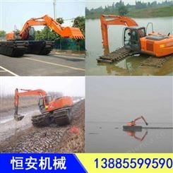 北京挖掘机出租 水路两栖挖掘机 挖掘机出租价格是多少