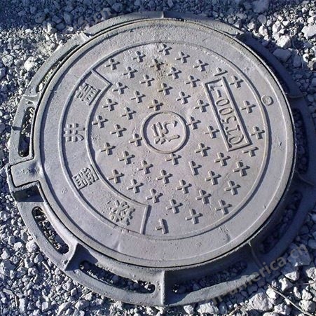 球墨铸铁井盖 圆形电力通信下水道井盖 电缆沟盖板 规格多 支持定制