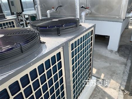 工厂宿舍员工太阳能热水器洗澡 职工公共澡堂太阳能加空气能热水系统