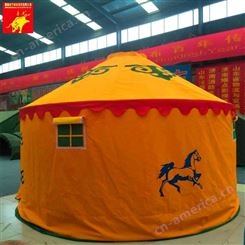 济南餐饮蒙古包厂家 金牛帆布 便携蒙古包制造商