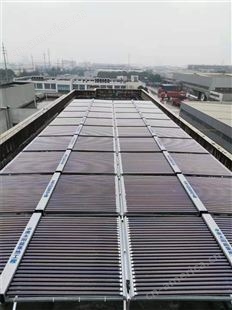昆山工业园10吨太阳能加2台7匹空气能 江苏卓奥太阳能热水系统
