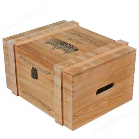 六瓶装木制酒盒 实木酒盒 常年供应 晨木