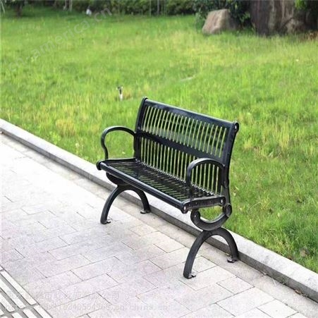重庆厂家玻璃钢户外休闲公园椅菠萝格户外长椅