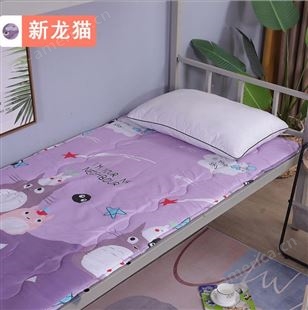 公寓宿舍上下铺床垫 儿童地人防潮床垫 宏星床垫生产批发 平纹印花床垫