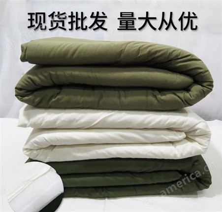 厂家批发白褥子 白色床垫加厚白褥子 单人宿舍0.9加厚床褥 军绿热熔褥子 学生宿舍褥子三件套