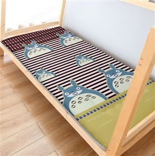 公寓宿舍上下铺床垫 儿童地人防潮床垫 宏星床垫生产批发 平纹印花床垫
