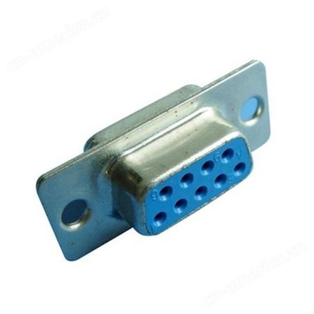 扬展电子DSCN0448 D-SUB焊线式 二排 传统冲针 母头 9/15/25/37P 蓝胶/黑胶/白胶