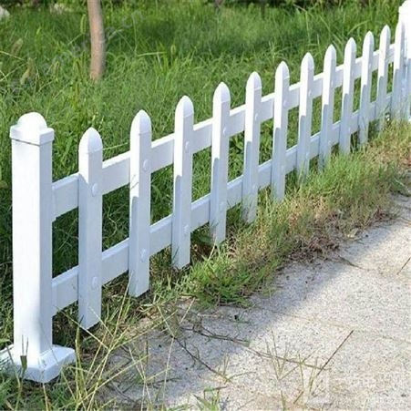 PVC草坪护栏 户外绿化景观草坪围栏别墅花园草坪栅栏 绿化防护栏