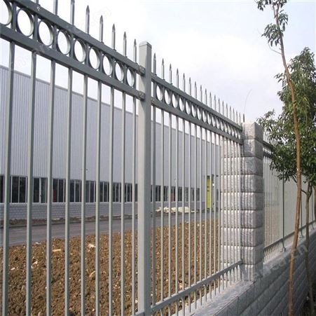 锌钢护栏铁艺围栏小区户外别墅围墙公园隔离栅栏工厂学校防护栏杆