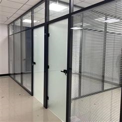 青岛办公室隔断 至本锦恒 高新区玻璃隔断专业定制安装