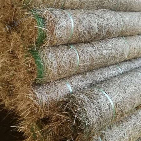 抗冲椰丝毯价格 公路养护植物纤维毯稻草养护毯