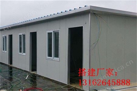 上海闵行工地住人板房 工地活动房  搭建夹芯板房