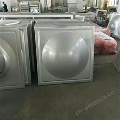 消防储水箱-不锈钢水箱双层热镀锌 圆形蓄水箱