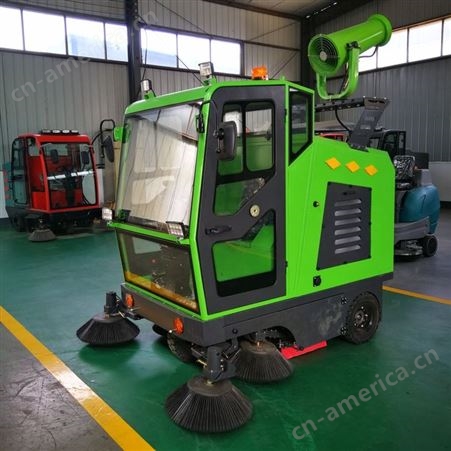 驾驶式四轮电动扫地车 机械工业场区商用清扫机