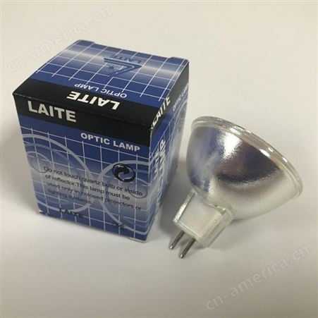 LAITE徕特24V200W牙科设备显微镜卤素灯杯GX5.3针脚MR16卤坞灯杯