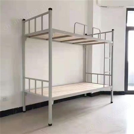 学生寝室双人床 学生架子床 双层铁床厂家定做