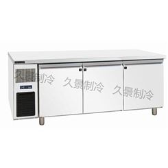 久景冰箱LRCP-180商用工作台厨房冰箱1.8米三门卧式冷藏柜201不锈钢材质风冷