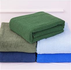 批发毛巾被 军绿空调毛巾毯 毛毯厂军绿军毛巾被 橄榄绿毛巾被 夏天用毛巾被